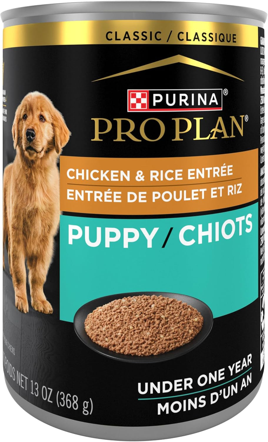 Purina Pro Plan Classic Chicken & Rice Wet Puppy Food Pate - 24 Cans of 13 Oz Delicious Nutrition!