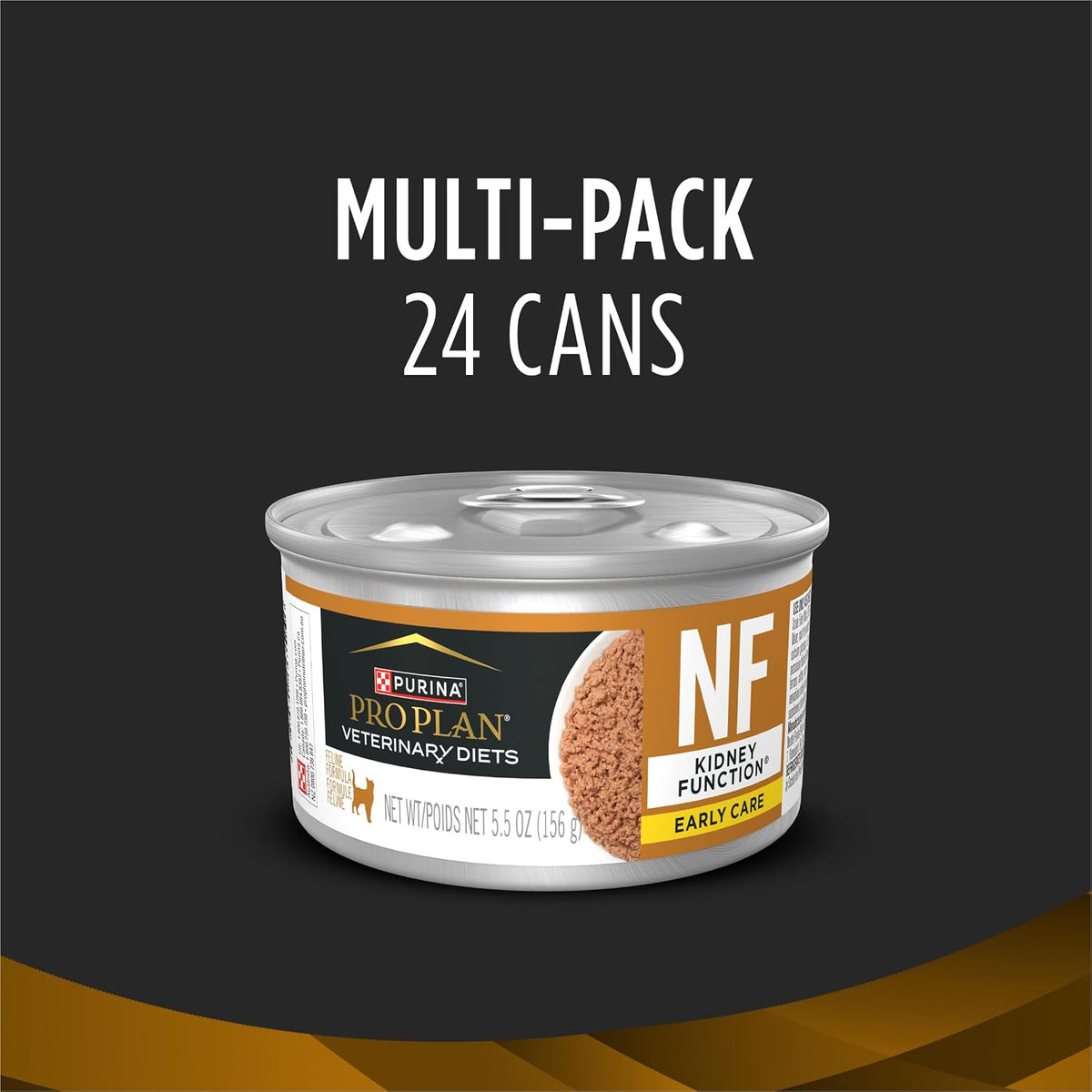 Purina Pro Plan Vet Diets NF Kidney Early Care Wet Cat Food - 24 Pack of 5.5 Oz Cans for Optimal Feline Health