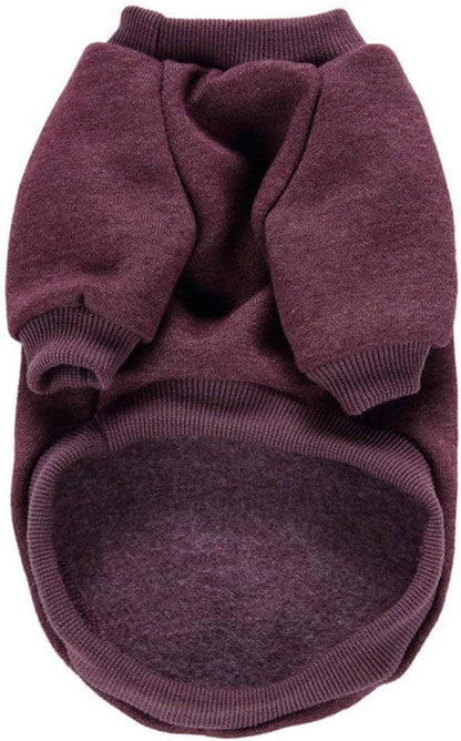 Pet Dog Classic Knitwear Sweater Warm Winter Puppy Pet Coat Soft Sweater Clothing for Small Dogs (XS, Brown)