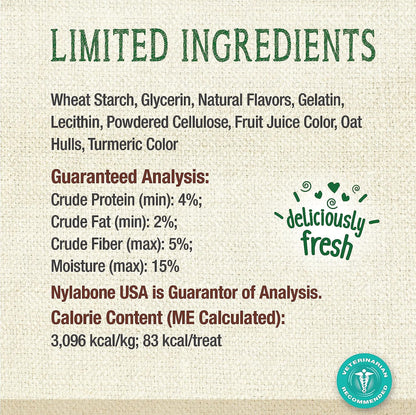 Nutri Dent Dog Dental Treats - Natural Dog Teeth Cleaning & Breath Freshener - Dental Treats for Dogs - Fresh Breath Flavor, Medium (40 Count) | for Medium Dogs 15-30 Lbs, Natural Dog Dental Chews, Helps Clean Teeth & Freshen Breath, Usa-Made, Vet Recommended