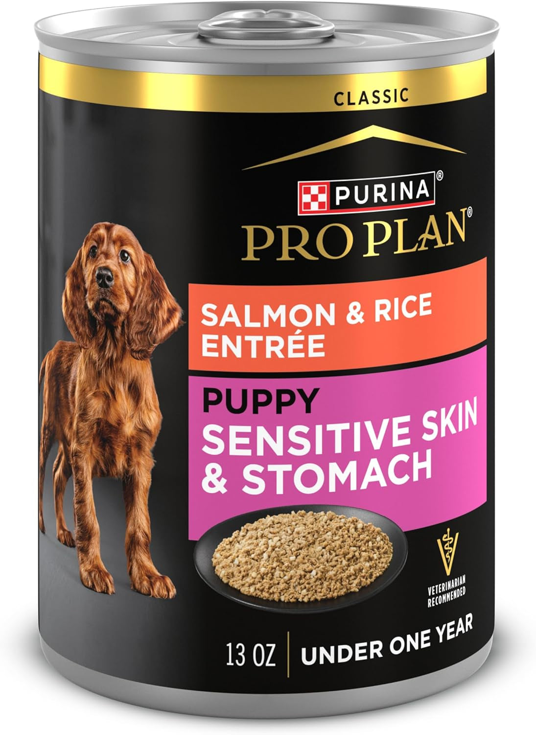 Purina Pro Plan Sensitive Skin & Stomach Wet Puppy Food - 12 Cans (13 Oz Each) for Happy, Healthy Pups!