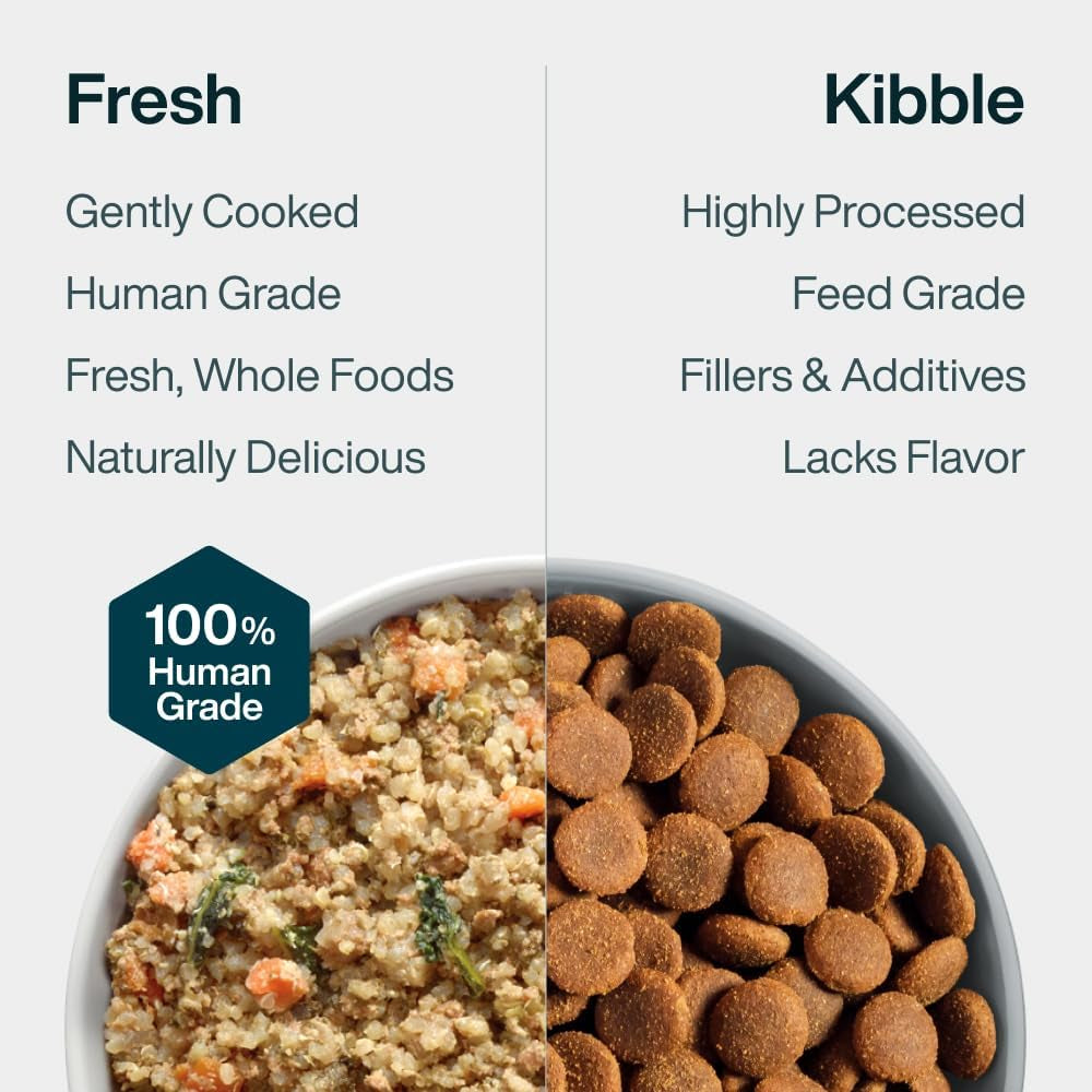Pantry Fresh Wet Dog Food, Complete Meal or Dog Food Topper, Beef & Russet Potato Human Grade Dog Food Recipe - 12.5 Oz (Pack of 6) | Fresh Pet Meal or Fresh Dog Food Topper, Human Grade Recipe Made with Whole Foods, Preservative-Free, 12.5 Oz per Pack