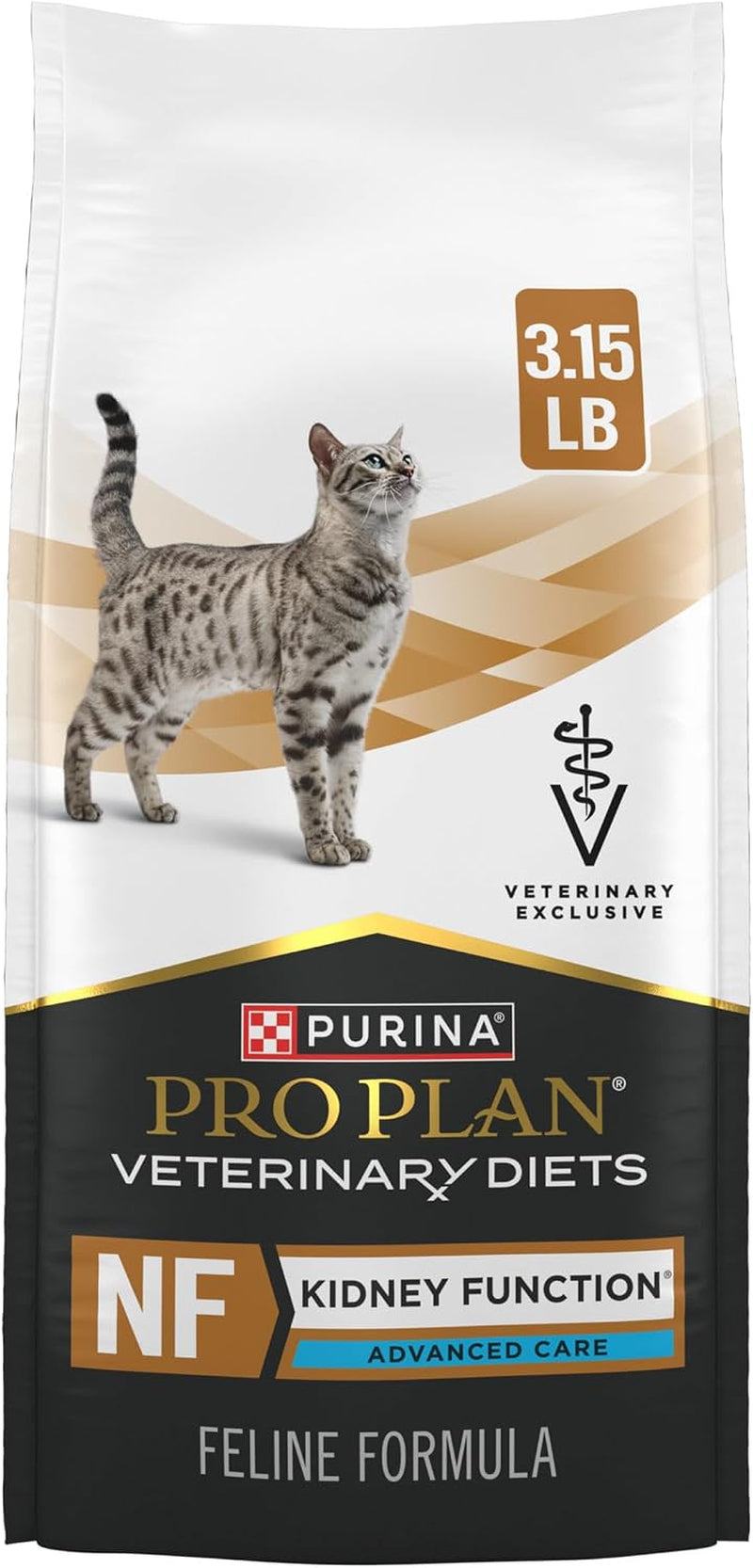 Purina Pro Plan Vet Diets NF Kidney Advanced Care Cat Food - 3.15 lb Bag for Optimal Feline Health