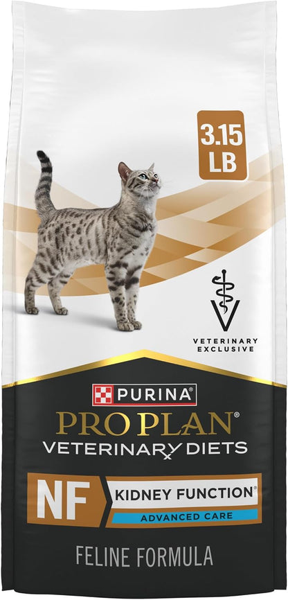 Purina Pro Plan Vet Diets NF Kidney Advanced Care Cat Food - 3.15 lb Bag for Optimal Feline Health