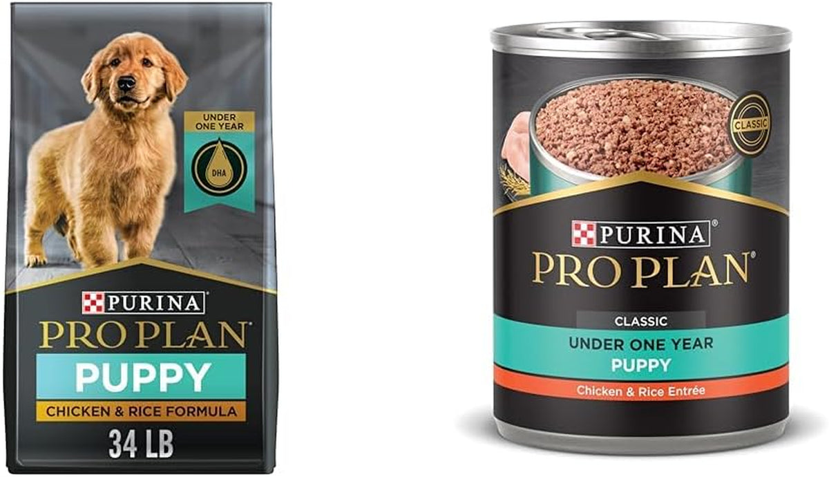 Puppy Bundle: Premium Dry & Canned Wet Dog Food for Healthy Growth