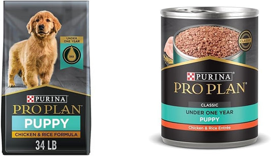 Puppy Bundle: Premium Dry & Canned Wet Dog Food for Healthy Growth