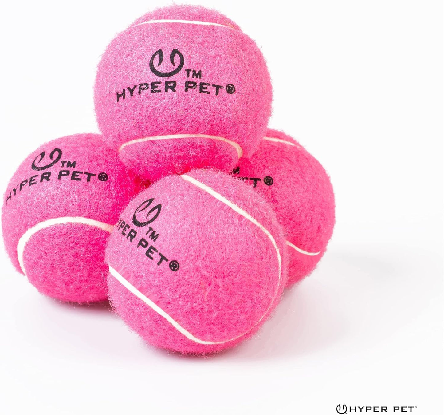 Mini Extra Small Tennis Balls for Dogs, 1.75 Inch, 4 Pack, Pink | Safe Interactive Playthings for Exercise and Training, Works with the K9 Kannon Launcher, Keeps Little Pups Active Daily