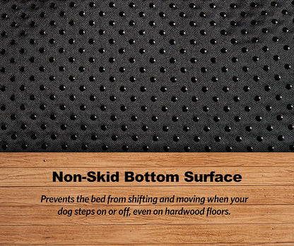 Intermediate Quiettime Deluxe Gray Ombré Swirl Plush Pet Bed, Machine Washable, Non-Skid Bottom, Soft Crate Mat for 36-Inch Crates