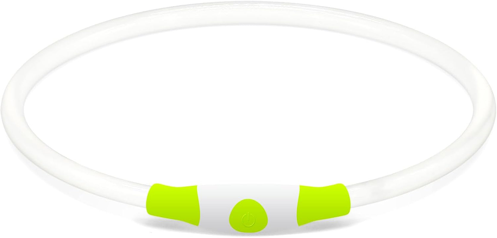 Led Dog Collar,  USB Rechargeable Flash Light up Dog Collar | Pet Safety Necklace Makes Your Beloved Dogs Be Seen at Night for Small Medium Large Dogs(Green)